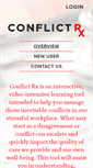 Mobile Screenshot of conflictrx.org